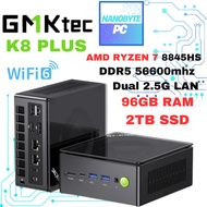 GMKtec K8 Plus AMD Ryzen 7 8845HS Windows Mini PC 96GB DDR5 RAM 2TB NVME SSD WiFI 6 Gaming PC Gaming