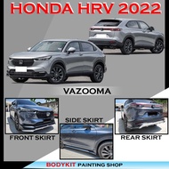 HONDA HRV 2022 VAZOOMA STYLE FULL SET SKIRTING WITH PAINTING (FRONT SKIRT ,SIDE SKIRT, REAR SKIRT)-M