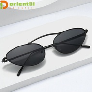 ORIENTLII Cat Eye Sunglasses, Small Retro Oval Sun Glasses, Fashion Trendy UV400 Protection Vintage 