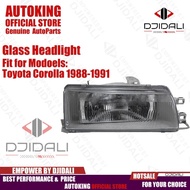 1Pcs Toyota Corolla 1988-1991 Headlight Glass Lens AE92 EE90 Left/Right Front Lamp