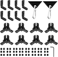 Seekliny 18 Pack 3030 Aluminum Extrusion Connector Hardware Accessories Include 3-Way Corner Bracket