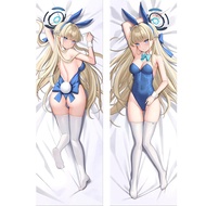 Anime Blue Archive Bunny Girl Asuma Toki Sexy Dakimakura 2WAY Hugging Body Pillow Case Cosplay Otaku