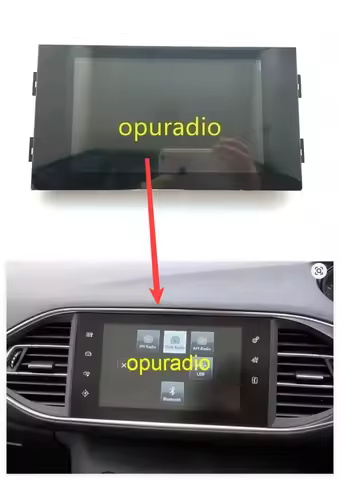 OEM 7Inch LCD Display LAM0703608B GCX156AKS-E screen with touch for Peugeot 308 408 C4 C3 T9 15-17 C