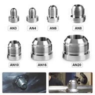 1PCS AN6 AN8 AN10 AN12 AN16 AN20 Male Billet Stainless Steel Straight Male Weld Fitting Adapter Weld