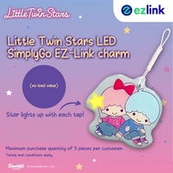 Limited Edition - Sanrio Characters Hello Kitty My Melody Twin Stars LED EZ Link Charm Card (Lazada Exclusive) Ez Link Card with $0 Stored Value (While Stock Lasts!)!