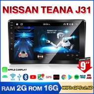 Plusbat จอแอนดรอยแท้ 9นิ้วNISSAN Teana J31 Androidแท้ Ram 2/4/8  Rom 32/64/128 CPU 4core 8core จอแอน