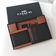 Coach Men'S Wallet fullbox Eva Shop With Brand Key