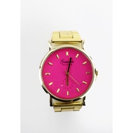 Geneva Pink Gold Wrist Watch
