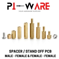 Spacer Foot For PCB Stand Off Bolt Size M3 3mm Hexagonal 1cm 2cm 3cm 4cm 5cm 6cm 7cm