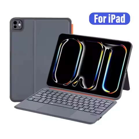 Keyboard Case For iPad Air 11 13 M2 2024/M3 2025,Detachable Backlit Keyboard Cover For iPad Air 4/5,