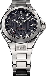 S526X-06 Craftsman Prestige Mechanical Automatic Date Titanium Men's Watch, Silver, Dial color - black, Mechanical automatic watch