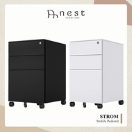 (NEST) STROM Mobile Pedestal (Pre-Assembled) - Office / Furniture / Drawer / Storage / Organizer