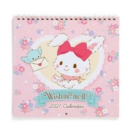 Japan Sanrio - Wish Me Mell 許願兔 日版 家居 壁掛 月曆 行事曆 掛牆 日曆 2021 年曆 (日本假期) 希望梅爾