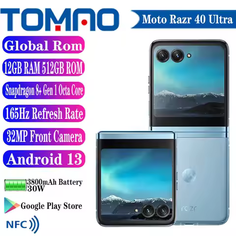 Global Rom Motorola Moto Razr 40 Ultra 5G Smartphone 32MP Front Camera Snapdragon 8+ Gen 1 Octa Core