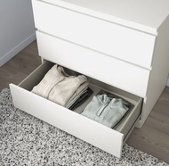 兩個 IKEA MALM 3-Drawer Chest 宜家三層抽屜櫃