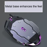 Factory Direct Sales Mechanical Gaming Mouse 6D 4 Segment DPI Silent Button Mouse Breathing Light Ga