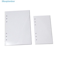 SEPTEMBER White Release Paper, A4 A5 A6 40 Sheets Loose Leaf Storage Book, Universe 6 Holes Sticker 