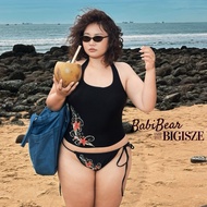 [BABIBEARSUMMER ] 2YK TANKINI 2 SWIMWEAR SET Piece BIGSIZE 60-90KG