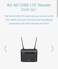 D-Link DWR-961 4G LTE Router