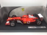 Ready Stock 1: 18 Hot Wheels F1 Ferrari Fleet 2002 Schumacher F2002 Car Model