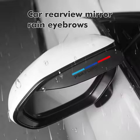 Car Side Rear Viewmirror Rain Eyebrow Visor Sticker Accessories For BMW 1 3 5 Series X1 X3 X4 X5 X7 