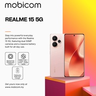 REALME 15 5G [8GB+256GB] MediaTek Dimensity 5G, 120Hz Ultra Smooth Display, 5000mAh Battery, 33W Fas