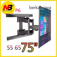 bracket tv 75 65 55 50 inch led lcd LG sharp samsung sony toshiba dll