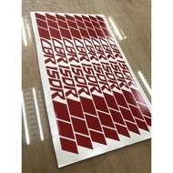 Honda cbr150r rim stickers