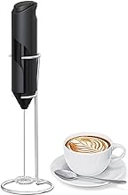 BETTFOR Electric Milk Frother Handheld with Stand Battery Powered Coffee Whisk Frother, Drink Mixer Handheld For Coffee, Frappe, Latte, Matcha, Hot Chocolate