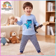 Tinytreasures19 Nb-5yrs old Longsleeve Pajama Pure Cotton Set for Girl Kids Fashion OOTD Sleepwear B