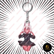 Darling in the franxx zero two characters keychain Japanese Anime Manga Decorative Accessories Handb