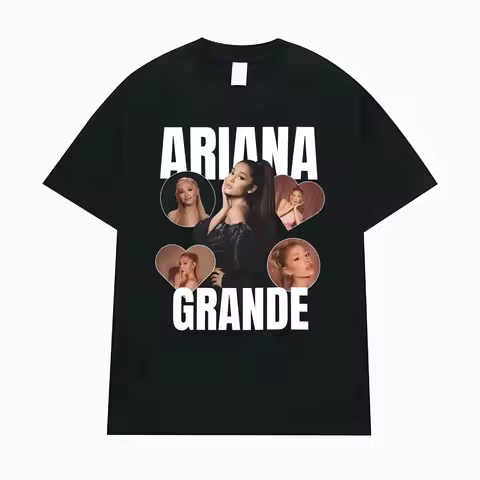 Ariana Grande Eternal Sunshine Tour Graphic T-shirt Men Women Fashion Trend Aesthetic T-shirts Loose