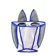 [lzdjlmy1zs] Equine Mesh Cover Reinforced Nylon Horse Fly Cover Proof Mask for Horses