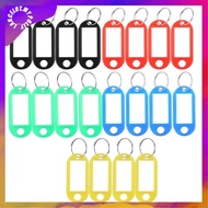 [87MY]20 x plastic key tag identification label