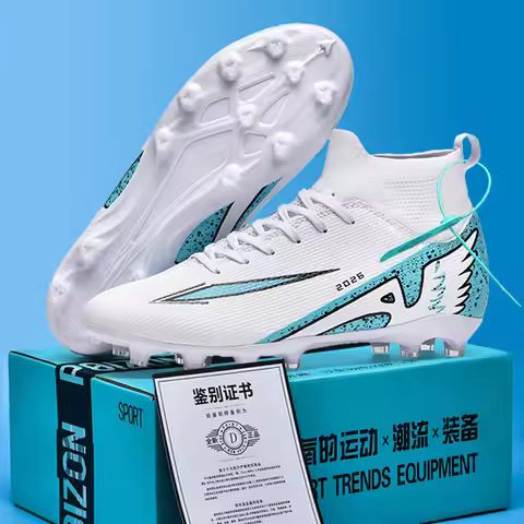 High Quality Professional Fast Grass Soccer Shoes Mens Football Field Boots TF/AG Ultralight Trainin