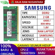 Laptop RAM SAMSUNG DDR2 2GB 6400/800MHz ORIGINAL RAM SODIMM 1.8v 2GB