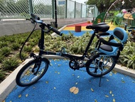Dahon 060摺車 連小童座 、Cateye 碼錶