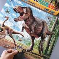 Children's Advanced Dinosaur Puzzle 1/2/3 Pieces Puzzle Plain Picture 56-8-10 Years Old 7 Over 7 Boy