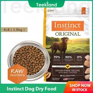 Instinct Pet Dog Dry Food High Protein Grain Free Chicken Flavor Shiny Hair Improve Immunity Food for All Breeds Puppies Dogs Golden Retriever French Bulldog Poodle Chihuahua Teddy Shih Tzu 4LB(1.8kg)/22.5lb(10.2kg)
