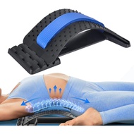 Back Stretcher for Lower Back Pain Relief, 4 Level Adjustable Lumbar Cracker Board Massager, Stretch
