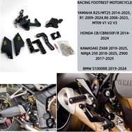Lightech Footrest Racing Kawasaki Ninja 250 CBR650R CB650R R25 MT25 MT09 Z900 R1