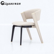 Solid Wood Restaurant High-End Feeling CC Hotel Chair Conference Chair Italian Original Household Ch