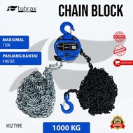 TUBRAX CHAIN BLOCK 1 TON X 9METER LIFTING HOIST TAKEL KATROL LISTRIK