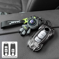 For Mazda 2 Demio 3 5 6 Biante CX3 CX5 CX7 CX8 CX9 MX5 Hatchback Sedan Remote Car Key Case Cover Zinc Alloy Smart Sports Style Keychain Accessories Holder Shell