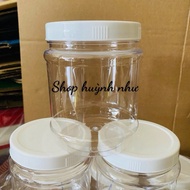 [GENUINE]Transparent ice cream and spice jar size 500g