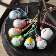 Brought Back from Japan Hayao Miyazaki Ghibli Genuine Egret and Teenager Nesuke Bell Charm Walawa Eg