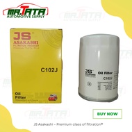 JS Asakashi OIL FILTER C-102j for TOYOTA 3K, 4K, 5R, 12R, 18R, 21R, 2T, 12T, 13T, 3Y