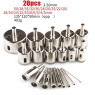 Mata Bor Hole Drill Keramik Granit Kaca / Mata Bor 1 Set 15 Pcs Keramik Kaca Granit / Mata Bor 1 set