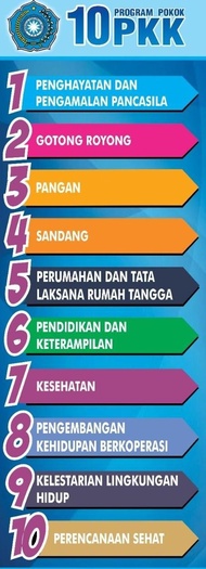 Banner 60Cmx160Cm Standart 10 Program Pokok Pkk