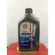 SHELL ADVANCE 4T ULTRA 10W-40 100% Synthetic 1L